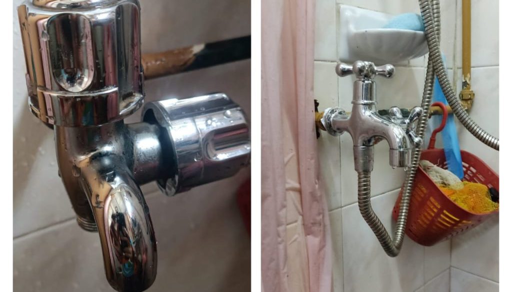 B&A 3 Supply And Replace New Double Headed Tap